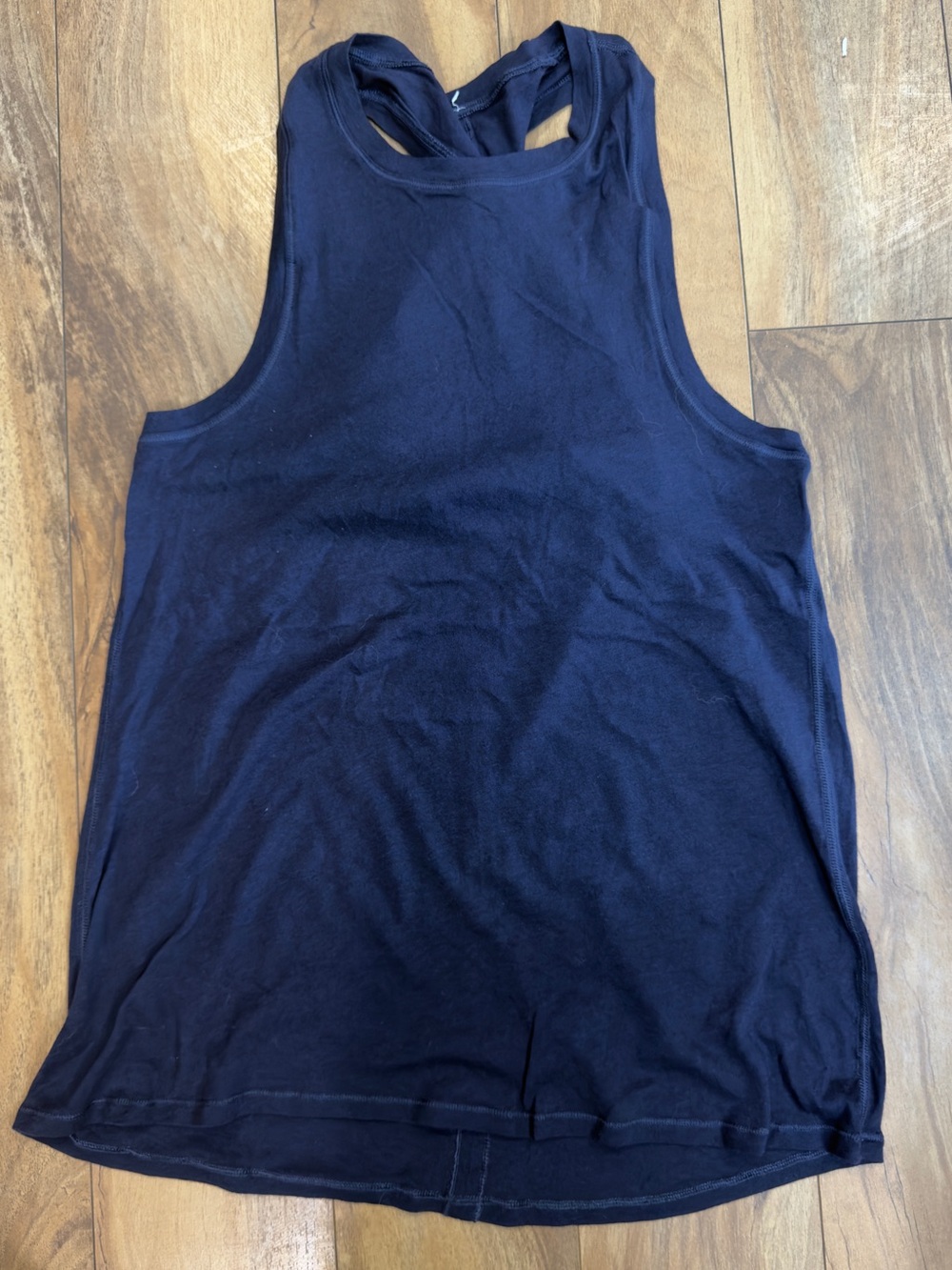 Lululemon Bend And Twist Tank Top Navy Blue Athletic Yoga Workout Shirt Gym